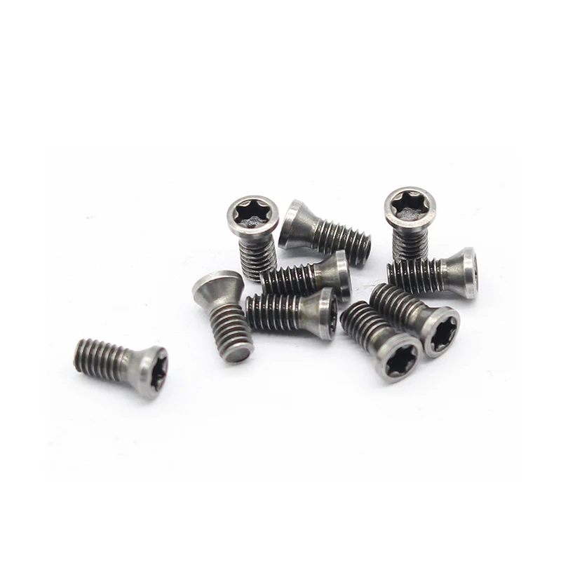 50pcs/set Plum Screws Cnc Turning Tool Knife Screws 2x5 2x6 2.2x5 2.2x6 2.5x5.5 2.5x645t8 2