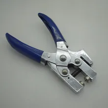 Железные результаты дырокол для удаления пластиковых Дырокол заклепочник стальные плоскогубцы для часов кожаный Пробивной ремень