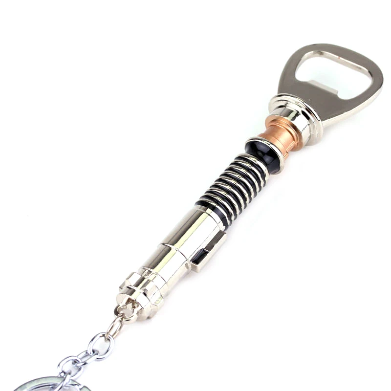 Стиль звезды брелок Series на Люка световой меч из джедай, открывалка для бутылок с помощью моделей брелок-подвеска