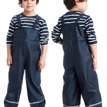 Весна, лето и осень; Новинка; экспорт; детские брюки из искусственной кожи для мальчиков и девочек; водонепроницаемые детские брюки