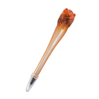 

Office Replaceable Refill Brown Plastic Lion Design Ball Point