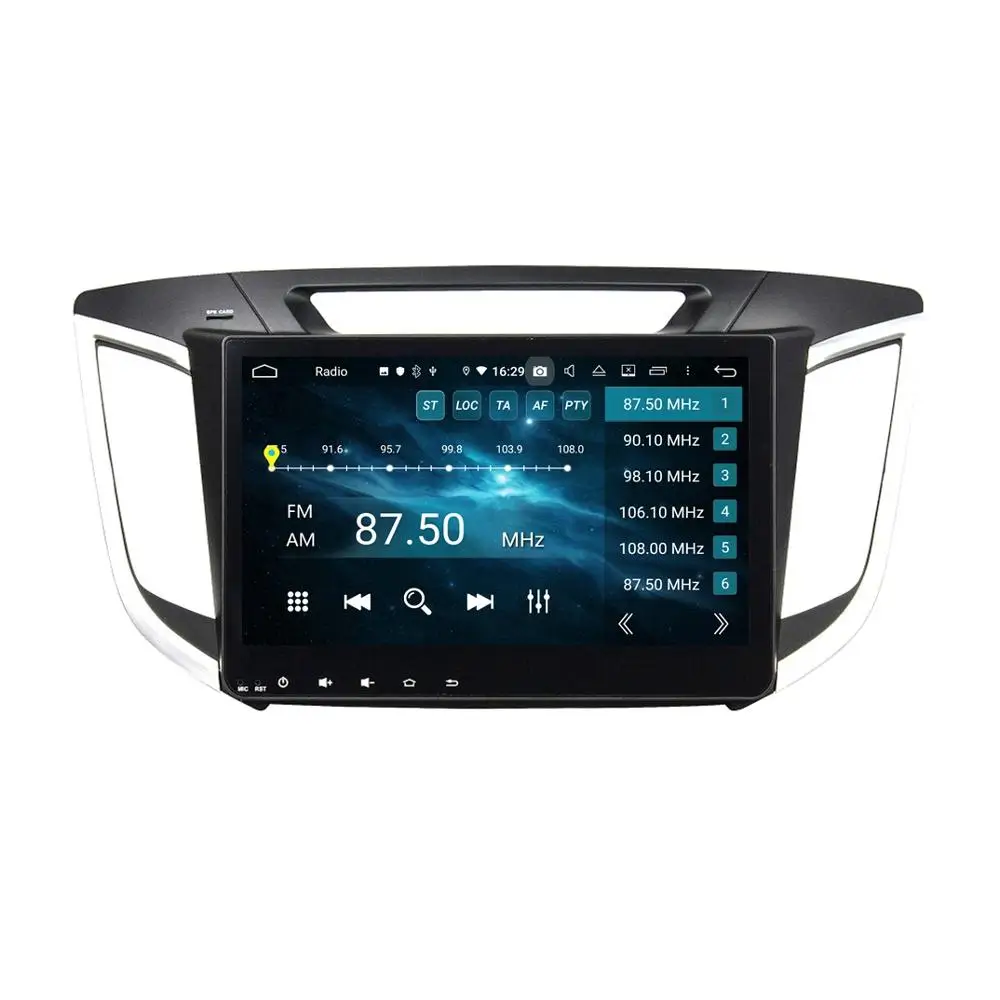 Cheap 4GB RAM Octa Core 10.1" Android 9.0 Car dvd Player for Hyundai IX25 Creta 2014-2016 Radio GPS Bluetooth WIFI USB Mirror-link 2