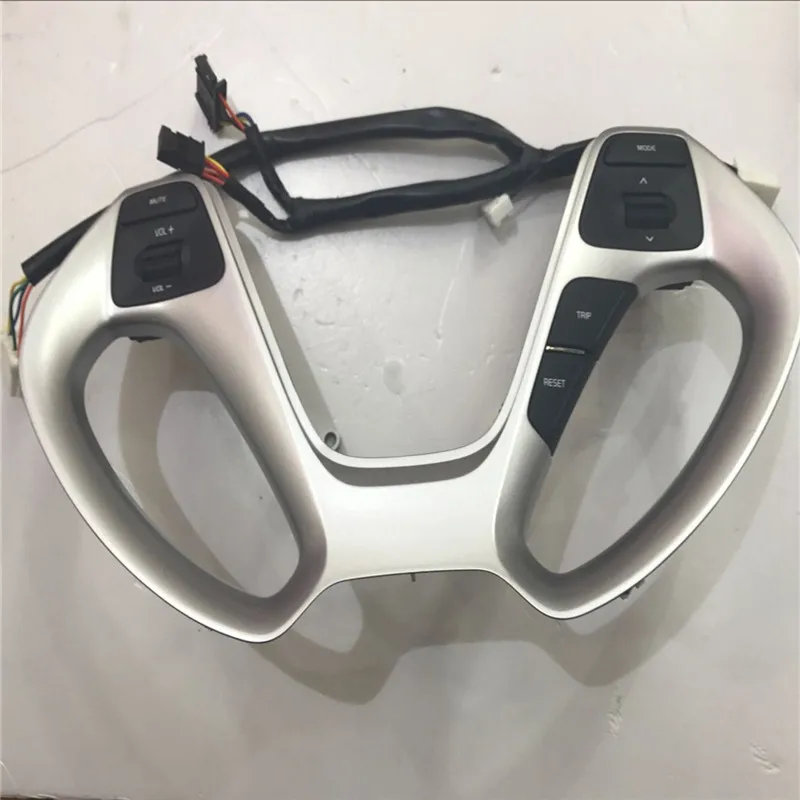 

Free shipping ! For KIA K2 (RIO) (2015-2016) Multi-function steering wheel button gray / silver buttons with cables