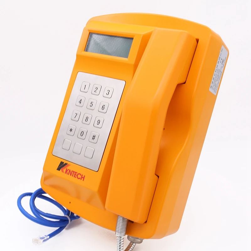 KNTECH KNSP 18 IP версия промышленный телефон водостойкий Shokproof с ЖК дисплей экрана/Call ID