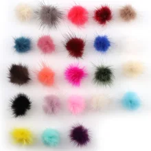 10 шт. 3 см мех норки помпоны для кольца серьги Обувь Одежда шитье на вязаный брелок шарф DIY ювелирных изделий