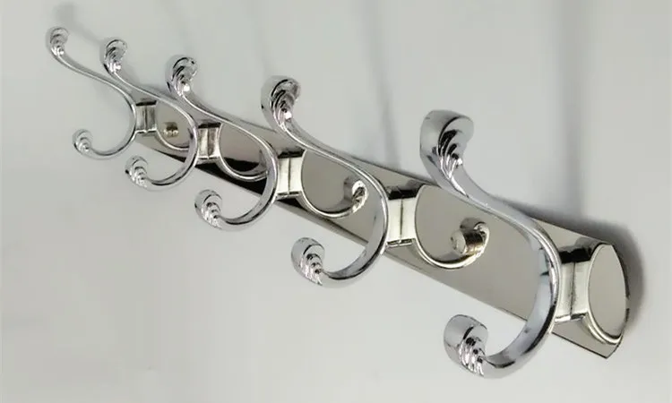 

Green robe hooks kitchen pendant antique stainless steel hook thick rows of hook bathroom hardware accessories