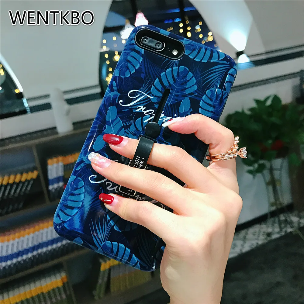 

Applicable to For Apple iPhone X XS MAX Deluxe Colorful Mosaic Silicone Ring Phone Case For iPhone 6 6s 7 8 Plus Concealed Stand