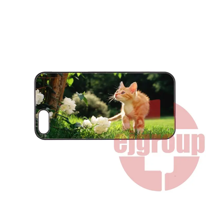 Orange Полосатый Котенок Животных Домашних Пользовательские Телефон Для Apple iPhone 4 4S 5