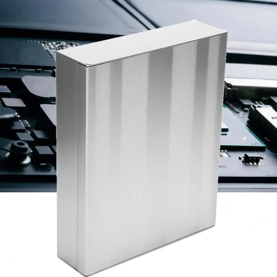 Пескоструйная печатная плата инструмент алюминиевая коробка корпус чехол для электронного проекта черная печатная плата Instr