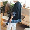 Japanese kimono cardigan men haori yukata male samurai costume clothing kimono jacket mens kimono shirt yukata haori KZ2002 ► Photo 2/6