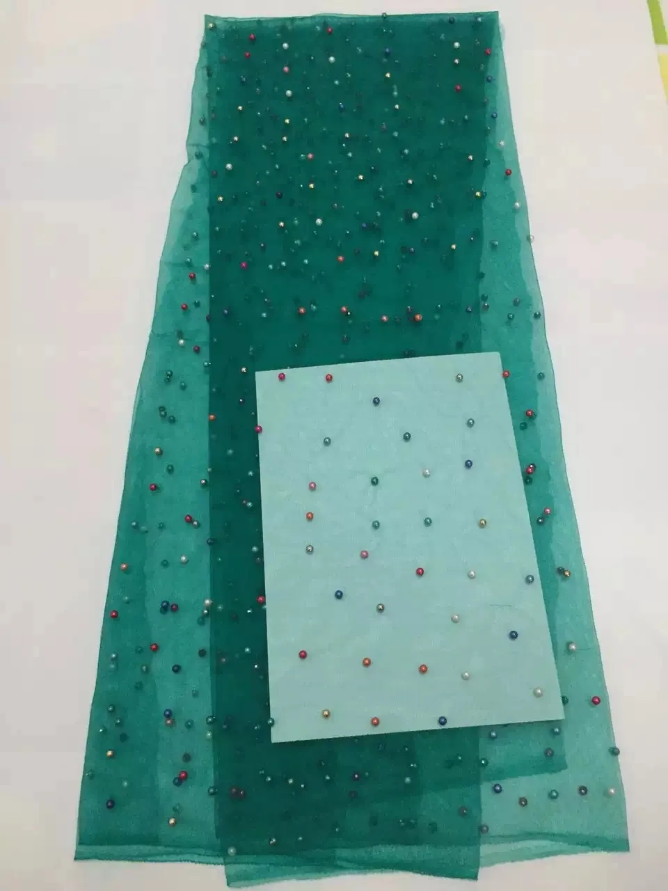 Высокое качество Нигерии кружевной ткани с бисером Африканский французский чистая кружевной ткани вышитый тюль сетки кружевной ткани J5629