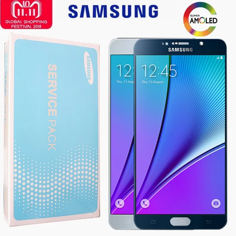 

ORIGINAL 5.7'' LCD Display Touch Screen Assembly for SAMSUNG Galaxy Note 5 N9200 N920T N920A N920I N920G with SERVICE PACK