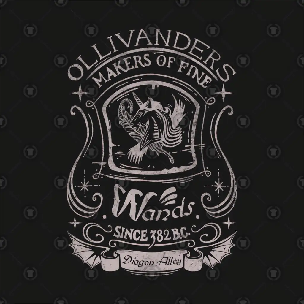 

harry tee tops Fine wands T-Shirt potter men and women shirt
