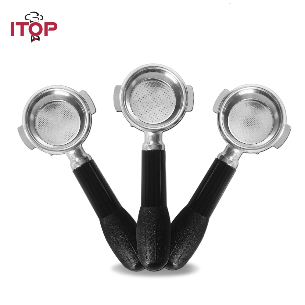 

ITOP Professional 58mm Diameter Coffee Machine Filter Handle For Coffee Maker Stainless Steel Coffee Filter Easy To Clean