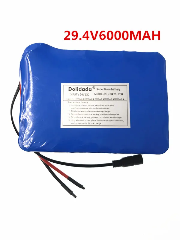 

2018 29.4V6Ah 18650 rechargeable Li ion battery 29.4 V 6000 MAH moped electric bicycle / electric / lithium ion battery battery
