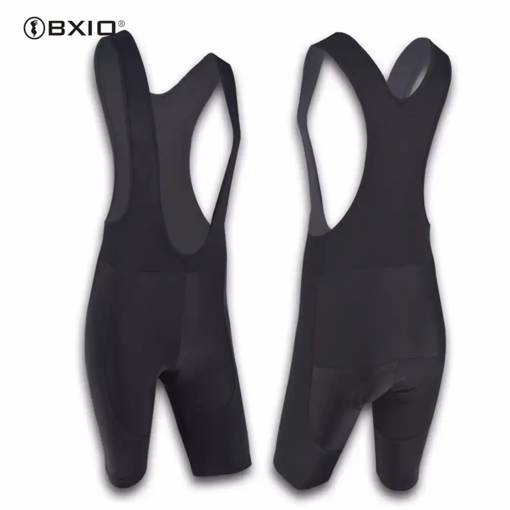 black cycling bibs