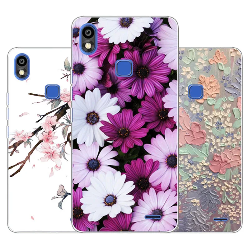 

Infinix Smart 2 HD X609 Case,Silicon Precious flower Painting Soft TPU Back Cover for Smart 2 HD X609 protect Phone cases