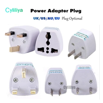 

Universal Travel Adapter EU US AU to UK AC Travel Power Plug Charger Adapter Converter 250V 10A Socket Converter White 1000pcs