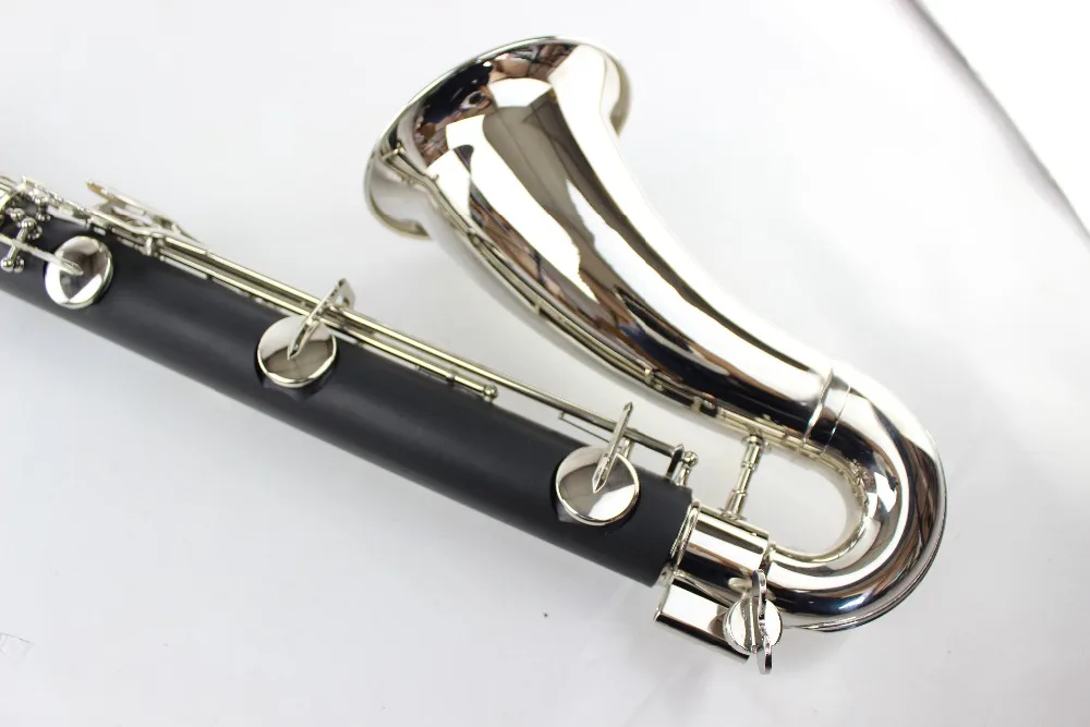 Buffet Bass Clarinet Professional Bb Clarinet Drop B Tuning Black Tube Silvering Keys klarnet Brand Musical Instrument clarinet woodwind instrument clarinet and saxophone accessories saxophone and clarinet mouthpieces