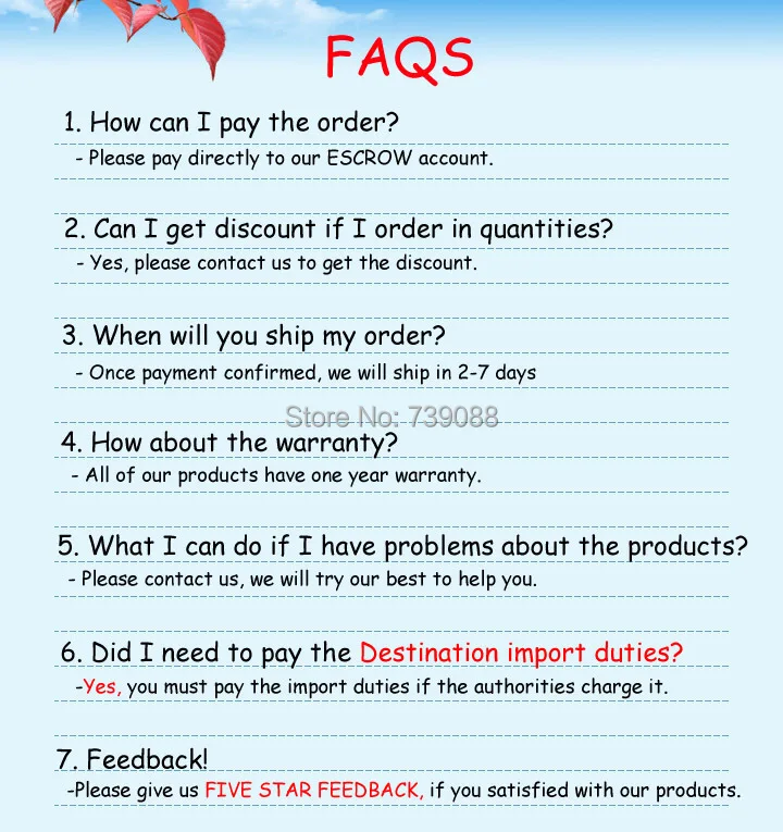 FAQS