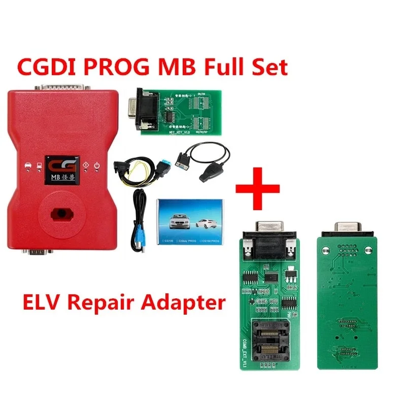 CGDI MB BENZ Key Programer через OBD Поддержка всех ключей потери CGDI Prog MB для Benz CG Prog для MB CGDI Pro - Цвет: Зеленый