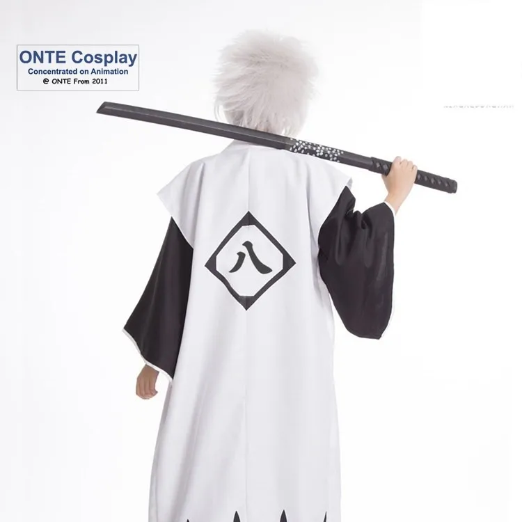 Cosplay&Ware [7]Anime Bleach Cosplay Costumes Capes 1st To 11th 12th 13th Division Captains Cloaks With Sleeve Coat Halloween -Cosplay&Ware anime Shop