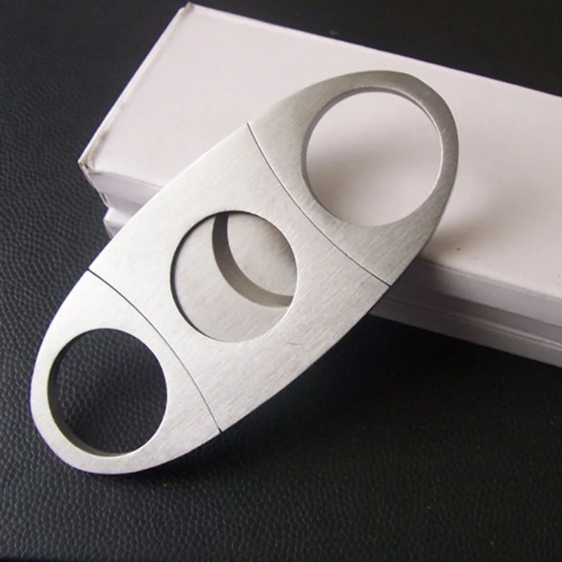 

Double Blades Lighters Smoking Accessories Cigar Accessories Scissors Shears Household Merchandises Cigar Cutter Knife 1 Pcs