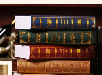 

wholesale 4PCS 4.5*17*27CM Don't repeat modern props model fake window scenery book decoration classical book of storage