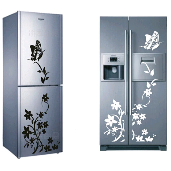 Free shipping high quality wall sticker creative refrigerator sticker butterfly pattern wall stickers home decor wallpaper