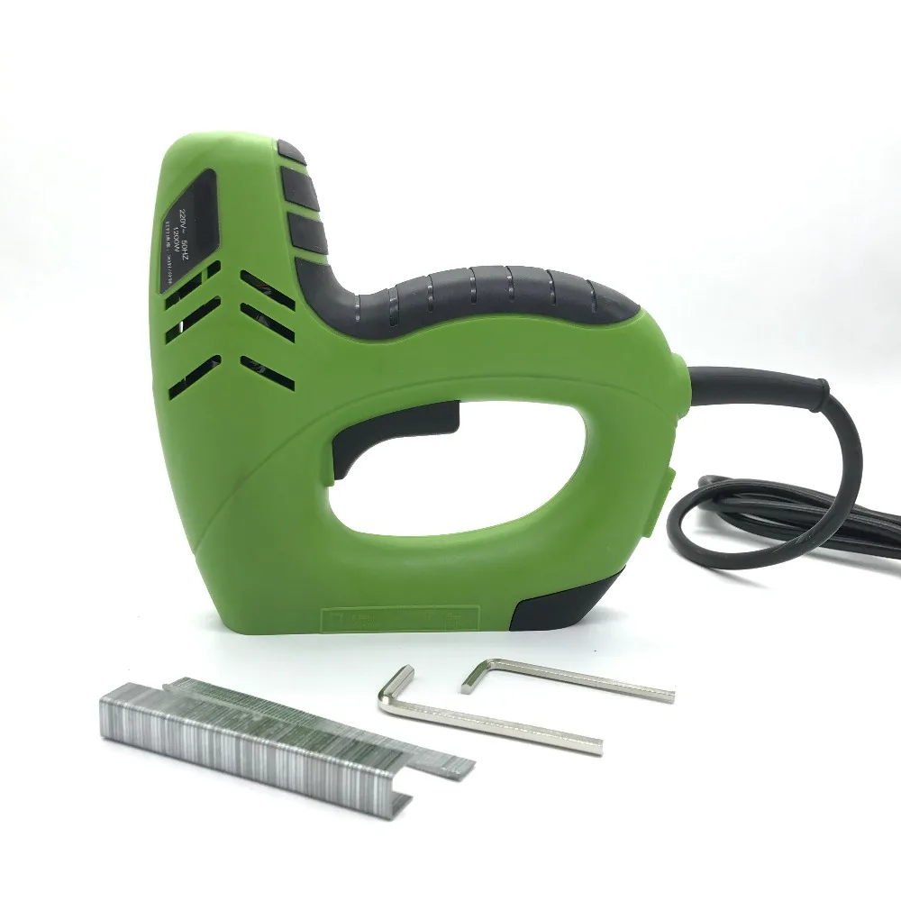 Buy Light Weight Electric Staple Nail Gun For Wood Furniture Door Upholstery Gs