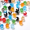 Perles tchèques en verre Bicone, 4mm, pour la fabrication de bijoux, accessoires de couture, bricolage, perles en cristal à facettes Z201, vente en gros ► Photo 2/6