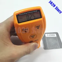 Digital Auto Coating Ultrasonic Paint Meter Tester Painting Coating Thickness Gauge with Aluminum Plate Gift Bag