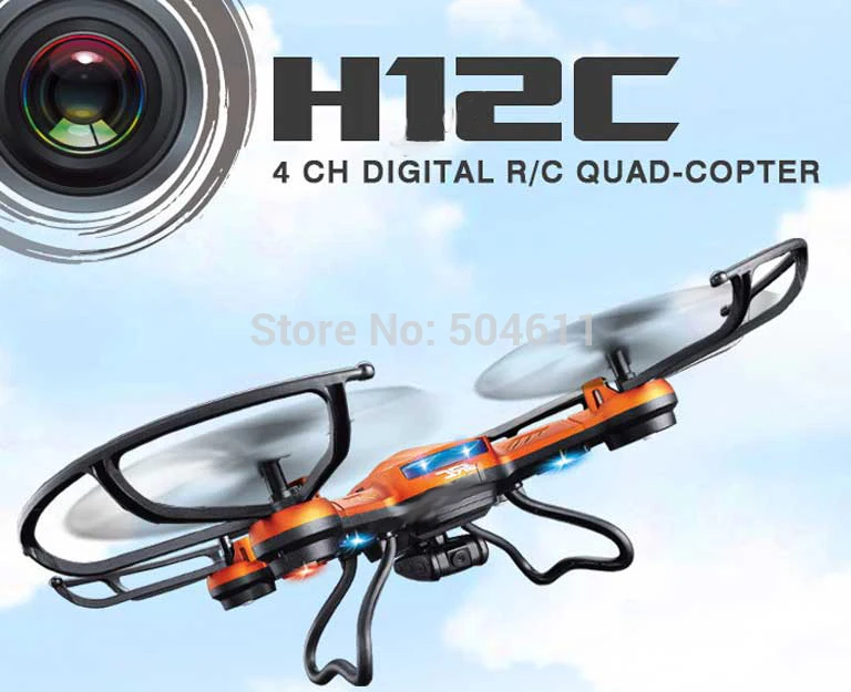 2015 новая версия JJRC H12C 4CH 360 флипс один ключ возврат 2 4 герц Радиоуправляемый
