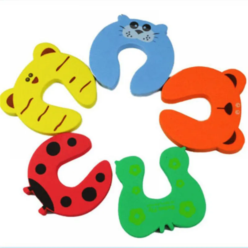 

Lovely Cartoon Kid Finger Protector Door Stopper Lock Jammers Pinch Guard Baby Safety Home Kitchen Bedroom Security Door Clip