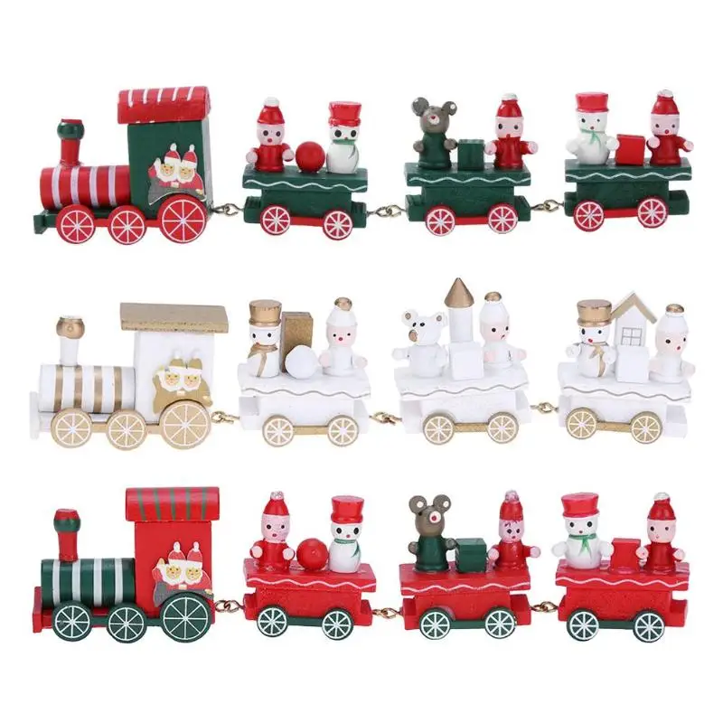 

Mini Wooden Toys Train Funny Gadgets Interesting Toys For Children Christmas Xmas New Year Home Decoration Festival Party Gift
