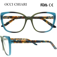 OCCI CHIARI новые модные итальянские дизайнерские ацетатные женские очки, оптические очки для больших глаз, модные оправы, очки W-CERINI