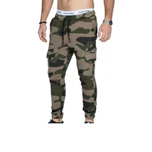 HOT2018 уличные весна осень Эластичный шнурок на талии спортивные бегущие штаны для мужчин Хип Хоп бег камуфляж карго походные брюки