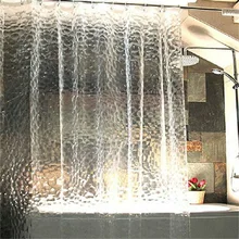 Новинка 3D сплошная занавеска для ванной водостойкая PEVA занавеска для душа s 1,8*1,8 м аксессуары для ванной комнаты