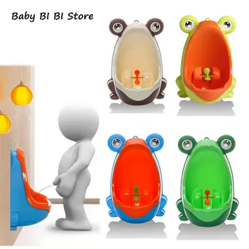 

Frog Plastic Baby Boys Children Pee Potty Toilet Training Kids Urinal Bathroom