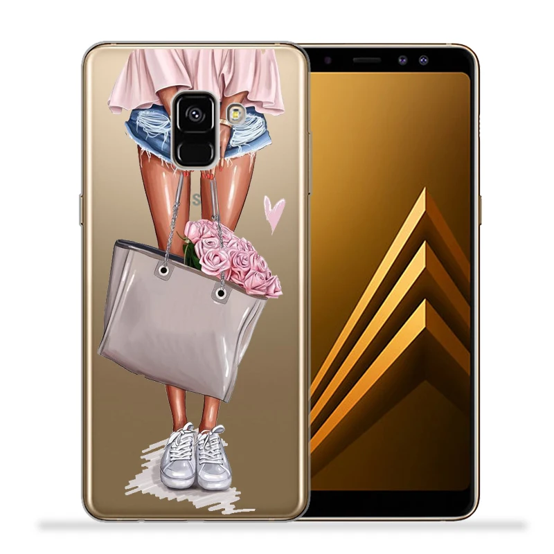 Модный чехол для девочек Samsung Galaxy J330 Coffee Man J530 J730 J2 J4 J6 J8 2018 Etui Capa|Бамперы| |