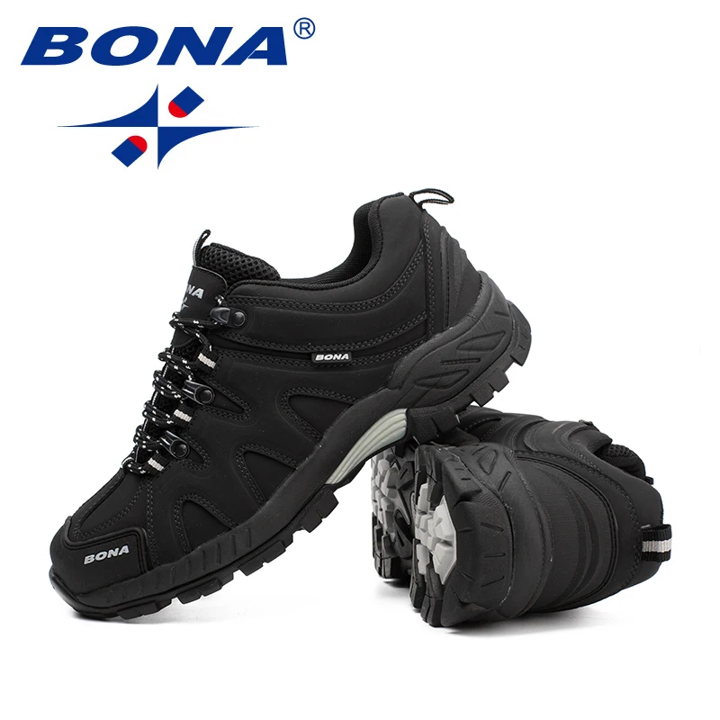 BONA New Arrival Classics Style Men Hiking Shoes Lace Up Men Sport Shoes Outdoor Jogging Trekking Sneakers Fast Free Shipping BONA New Arrival Classics Style Men Hiking Shoes Lace Up Men Sport Shoes Outdoor Jogging Trekking Sneakers Fast Free Shipping