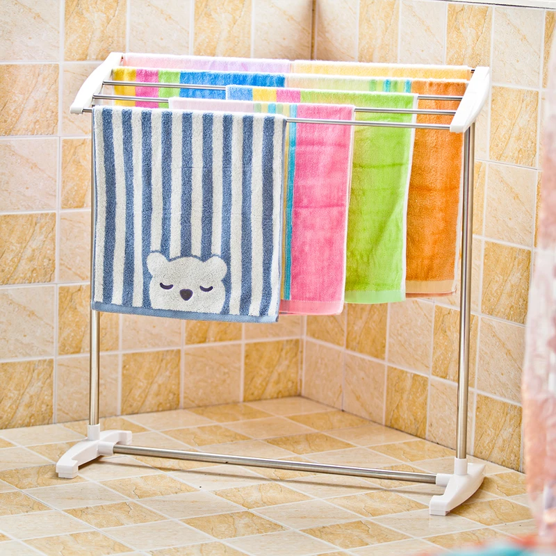 

Towel rack mini hanger French multifunctional stainless steel towel hanging racks
