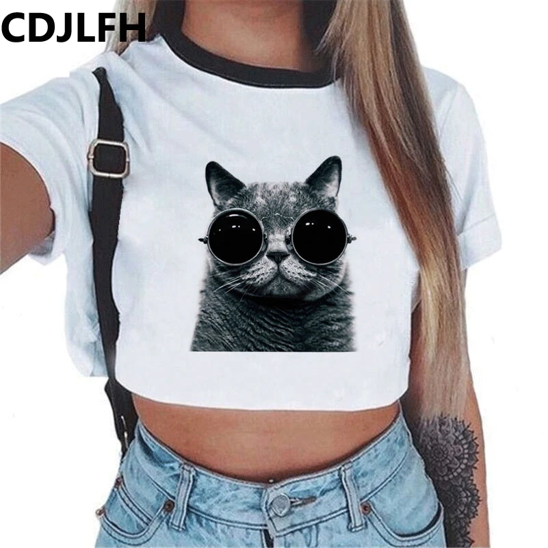 Estate 2018 New Ladies T Shirt Donna Bustier Sexy Crop Top Donna Gilet Top Fitness Donna Camicia Bianca Canotta Donna Tshirt