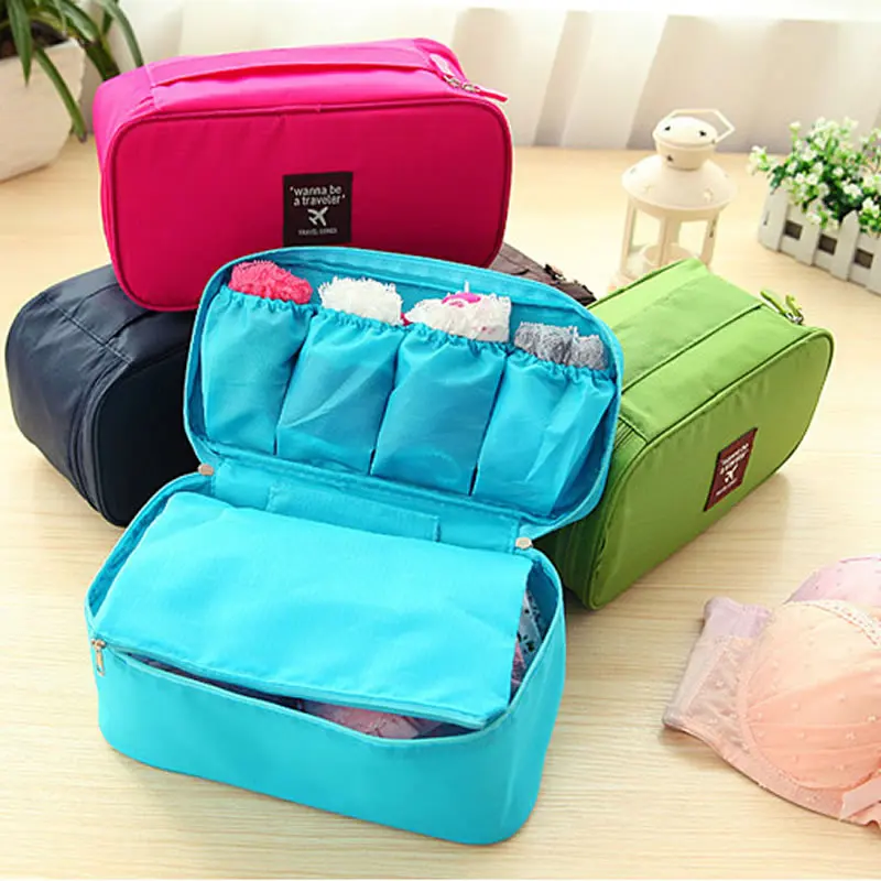 1Pc Bra Underwear Travel Bag for Women Drawer Organizers Trip Handbag