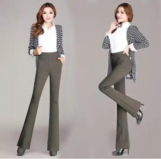 wide leg work pants
