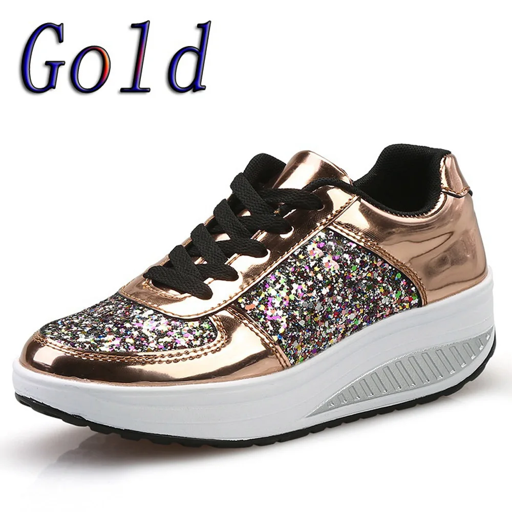 2018 Fashion Korean White Platform Sneakers Women Shoes