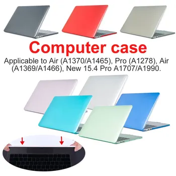 

Crystal Transparent Case waterproof For Macbook Pro Air 11 12 13 15 For Mac Air 13 New pro 13 15 Laptop Cover shell shockproof