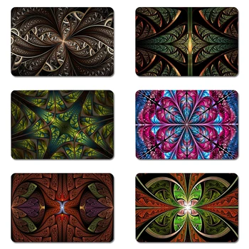 

Magic Geometry Buddhist Linden Flowers Cool Designs Nature Rubber Table Mouse Pad Laptop Computer Enclosure Mousepad Mat