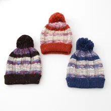 Высокое качество Skullies шапочки унисекс вязаный берет уличная мода флис теплый в горошек зимние цвет купол пара шапки