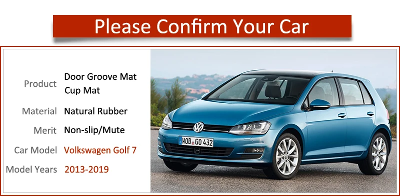 Anti-Slip Gate Slot Mat Rubber Coaster for VW Golf 7 MK7 2013 2014 2015 2016 2017 2018 2019 Volkswagen Accessories Car Stickers Anti-Slip Gate Slot Mat Rubber Coaster for VW Golf 7 MK7 2013 2014 2015 2016 2017 2018 2019 Volkswagen Accessories Car Stickers
